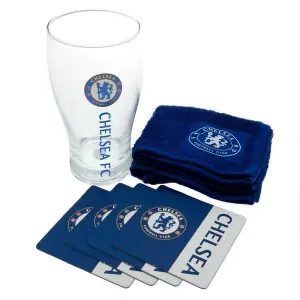 Chelsea FC Wordmark Bar Set White/Blue/Red (One Size)