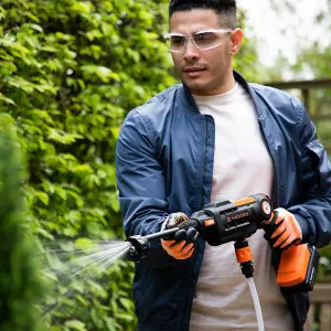 Yard Force 20V Aquajet Cordless Pressure Cleaner with 2.5Ah Lithium-Ion Battery, Charger and Accessories - LW C02A - CR20 Range