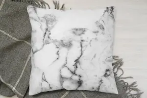 White Marble Texture (Cushion) / 45cm x 45cm