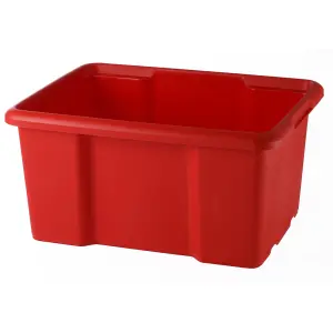 Form Red 26L Plastic Stackable Storage box