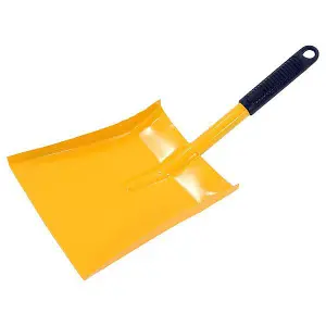 9" COAL SHOVEL 228MM METAL FIREPLACE CONTRACTORS SPADE PET DOG SCOOP CT2821