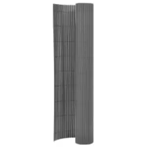 Berkfield Double-Sided Garden Fence 110x400 cm Grey