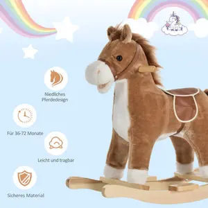 Messina Rocking Horse Brown