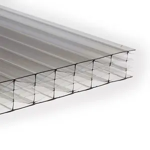 Storm Force 25mm Clear Multiwall Polycarbonate Roof Sheet  2000 x 700  mm PK3