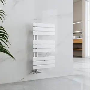 Wall -mounted towel rail White