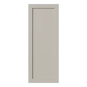 Tydeman Matt pebble Shaker 70:30 Larder Cabinet door (W)500mm (H)1287mm (T)20mm