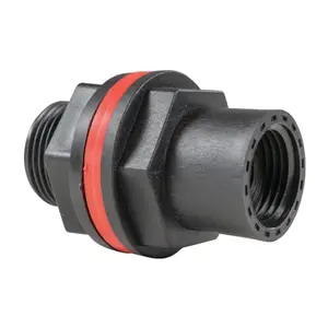 3/4" bsp (26mm hole) Water butt/rain barrel/tank outlet adaptor/connector+universal hose connector