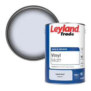 Leyland Trade Vinyl Matt Walls & Ceilings Emulsion Paint Velvet Scarf (PPG1248-3) 5L