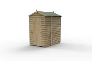 4LIFE Apex Shed 4x6 - Single Door - No Windows