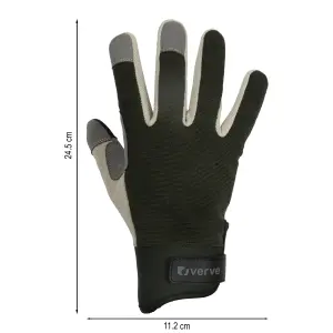 Verve Polyester Midnight Navy Gardening gloves Small, Pair