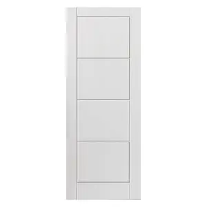 Quattro White Internal Fire Door