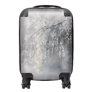 Wintery Tree Design  Suitcase - Mini Cabin