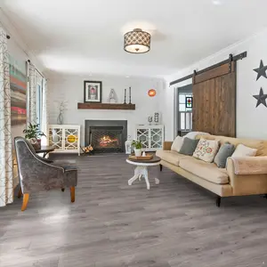 597 Helsinki Roma  Lino Flooring Sheet Grey Wood Effect Vinyl Flooring for -2m(6'6") X 2m(6'6")-4m²