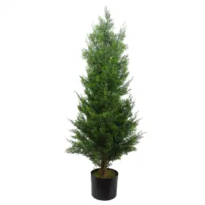 120cm Realistic Artificial Cypress Topiary