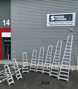 Sterk Systems Aluminium 4 Tread Platform Step