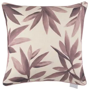 Silverwood Throw Cushion Dusty Purple/White