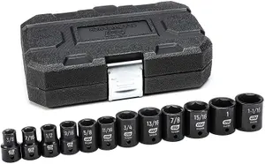 Gear Wrench Impact Socket Set 1/2 Drive Heavy Duty 12Pc