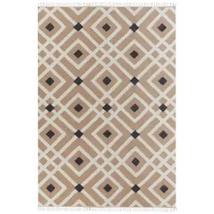 Jute Area Rug 160 x 230 cm Beige ESENCIK