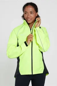 Mountain Warehouse Adrenaline Womens Waterproof Iso-Viz Jacket - Yellow | Size 4