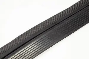 The Ramp People Cable Ramp Black 1m - 9m (1m) 20mm Channel Diameter Rubber Cable Protector 2000kg capacity