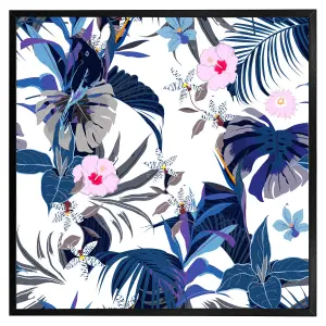 Winter tropical (Picutre Frame) / 20x20" / White