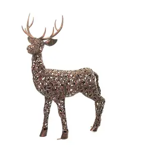 Bronze Deer Life Size Garden Sculpture