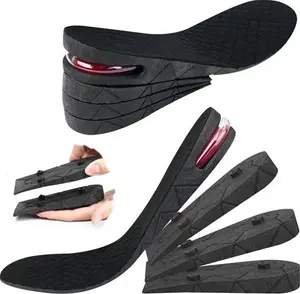 Height Increase Shoe Insoles 3cm 5cm 7cm 9 cm Adjustable Scalable Comfortable Orthotic Insoles Elevator Lifts Kit Up 3.6" Unisex Air Cushion Heel