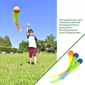 Comet Lawn Darts - Family Garden Games, Waterproof And Safe Outdoor Games Party Toss Games