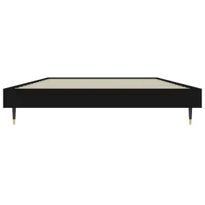 Berkfield Bed Frame Black 90x200 cm Engineered Wood