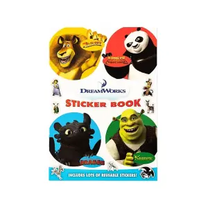 DreamWorks Reusable Characters Sticker Book Multicoloured (One Size)