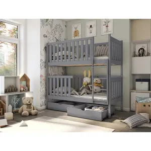 Temescal Single Bunk Bed Grey