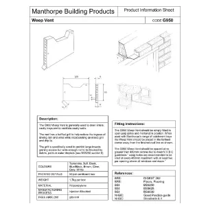 10 x White Brick Weep Vents Ventilation Cavity Wall Vent & Retaining Walls