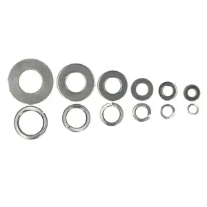 790pc Flat & Spring Washers Stainless Steel Rust Resistant Assortment Kit M4-M12