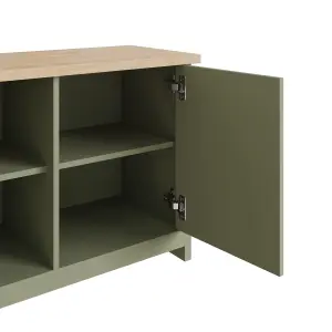 GFW Lancaster Shoe Storage Sage Green