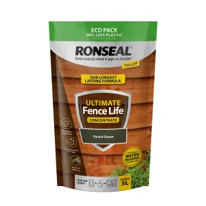 Ronseal Ultimate Fence Life Concentrate Forest green Matt Exterior Wood paint, 950ml