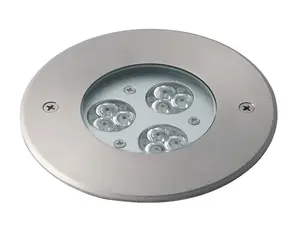 Luminosa Iride Outdoor LED Dimmable Integrated Recessed Ground Lights Rgb, Stainless Steel, IP67