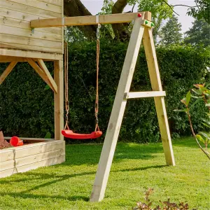 8 x 9 Beach Hut Playhouse With Swing (2.43m x 2.78m)