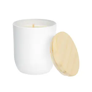 Nicola Spring White Soy Wax Scented Candle - 130g - Coconut & Lime