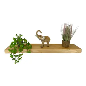 Handmade Wooden Floating Shelf Antique Grey / 4.50cm H x 60cm W x 22cm D