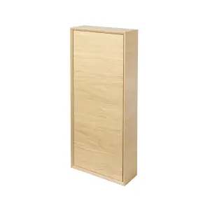 GoodHome Avela Matt Brown Oak effect Wall cabinet (W)1200mm (H)900mm