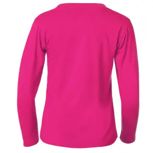 Women's Long-Sleeved Top - pink XXL