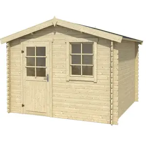 Lasita Osland Nina 275 Log Cabin - 2.75m x 2.75m - 28mm Summer House