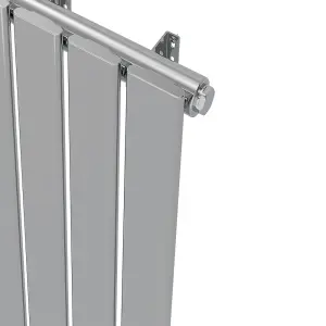 Right Radiators Flat Panel Single Radiator 600x408mm Chrome