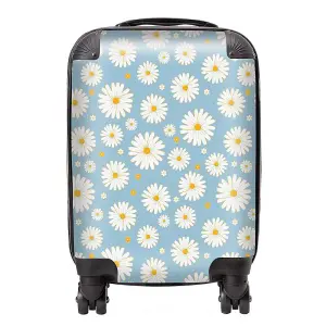 Summer Daisy Pattern Suitcase - Small