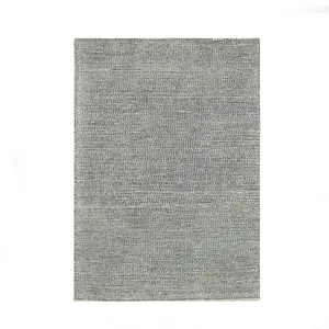 Milano Blue Striped Small Rug, (L)150cm x (W)80cm