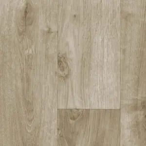 Beige B18652023 Contract Wood Effect Commercial Vinyl Flooring For Office, Shop, Waterproof Lino Flooring-4m(13'1") X 2m(6'6")-8m²