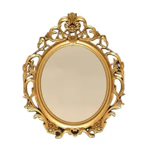 62x49cm Ornate Antique Vintage Style Mirror Gold