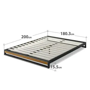 Ellesmere Low Profile Industrial Bed Frame Super King (6')