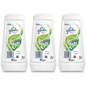 Glade Solid Gel Air Freshener 150g Lily Of The Valley (Pack of 3)