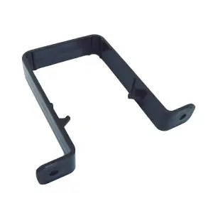 10 x Anthracite Grey Square 65mm Downpipe Brackets, Freeflow Rain Water Systems